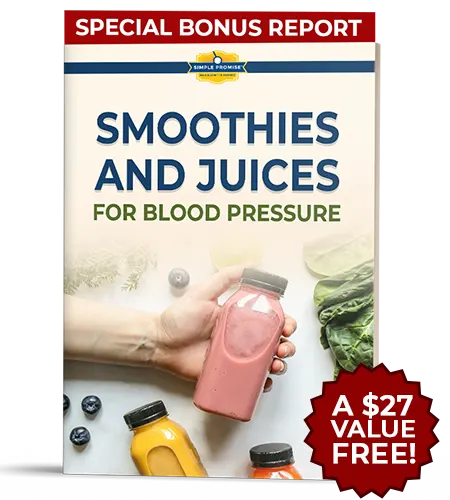 Bonus guide cover: Smoothies and Juices for Blood Pressure support