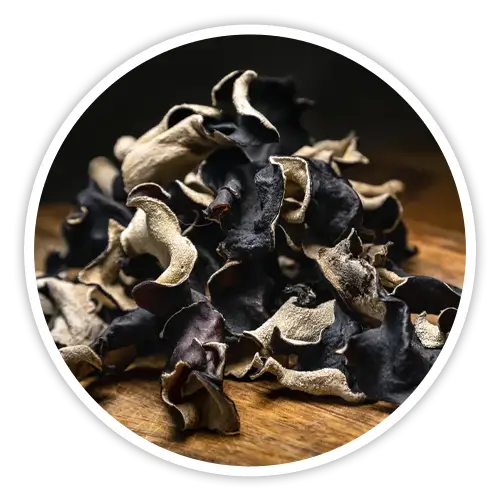 Black Fungus also known as tree ear mushroom — included in Cholibrium for cardiovascular wellness through polysaccharides